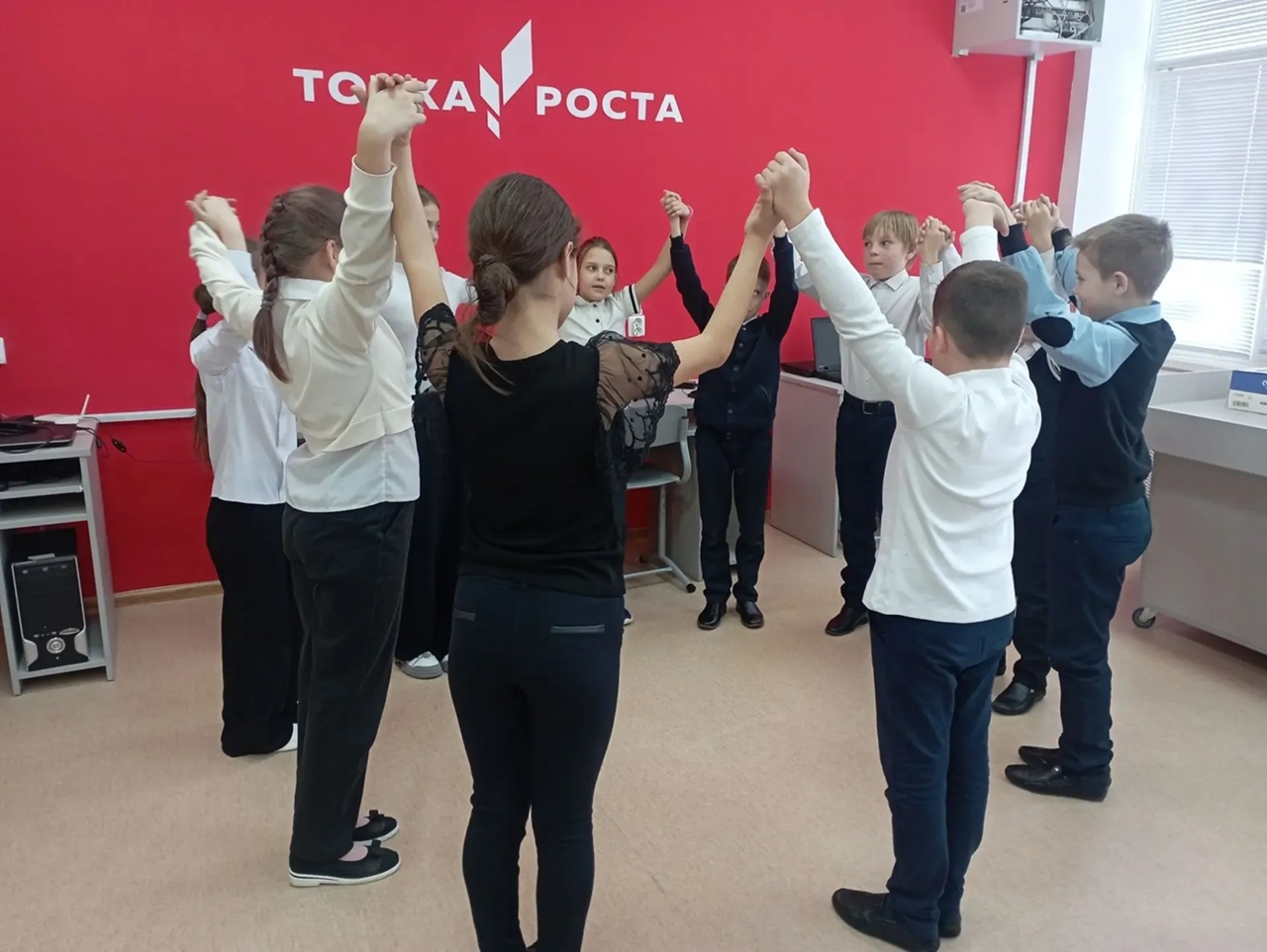 Репетиция школьного хора «Веселые нотки»